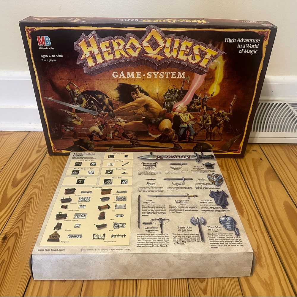 HeroQuest Game System Board Game READ FULL DESCRIPTION